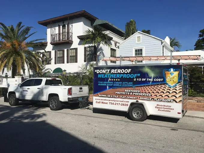 roof coating application